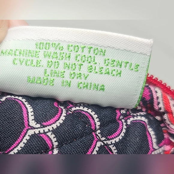 Vera Bradley Frankly Scarlet Zippered Wristlet Wallet - Picture 11 of 13